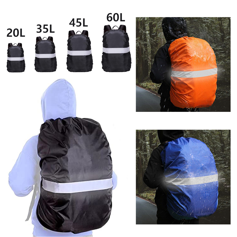 Rain Cover Backpack - Waterproof Backpack Rain Cover Reflective with