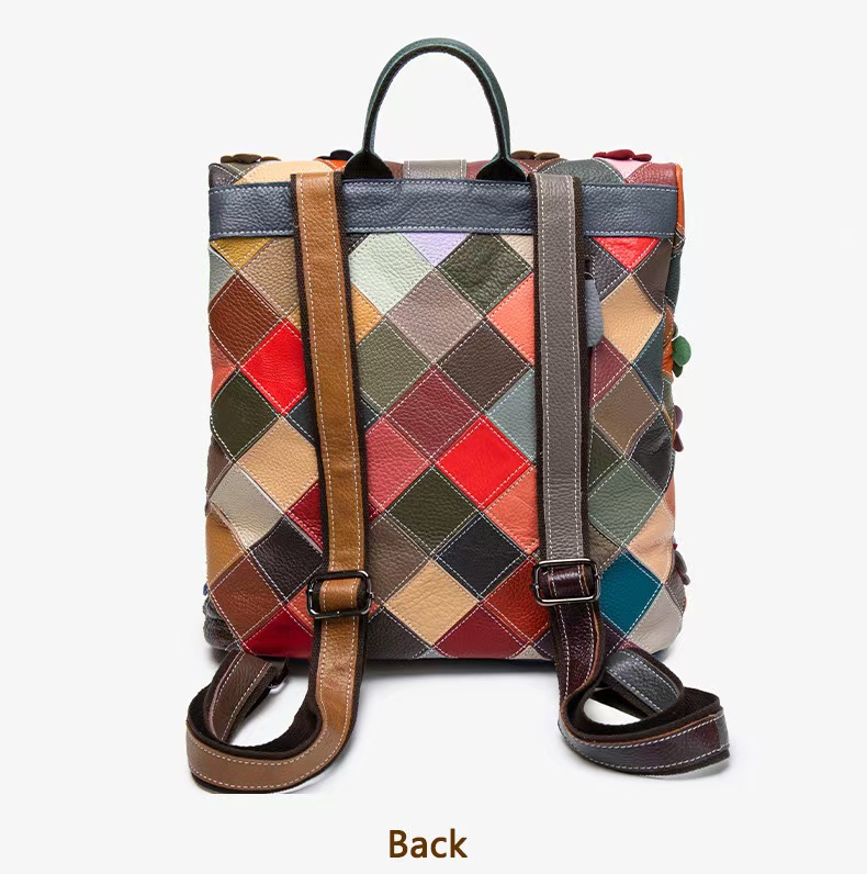 Vintage Women Genuine Leather  - Fashion Backpack Women recension och pris