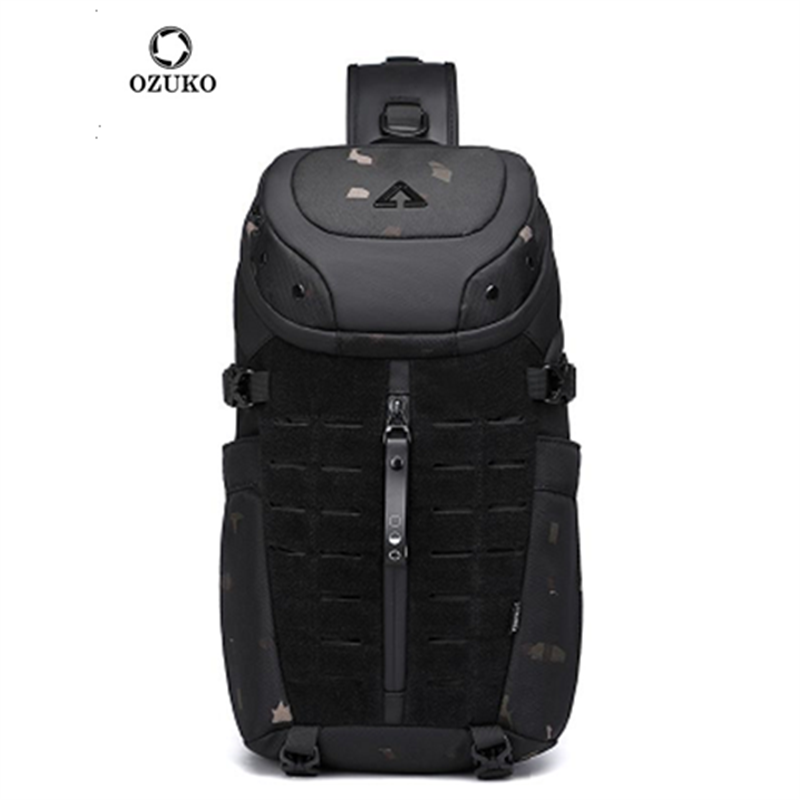 Ozuko Chest Bag Cross Bag Men  - Travel Backpack Anti Theft recension och pris