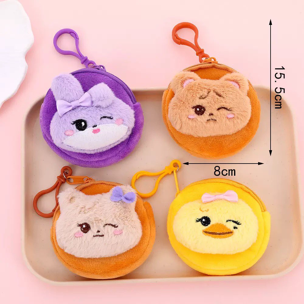 New Kawaii Plush Coin Purse Ke - Mini Backpack Purse recension och pris