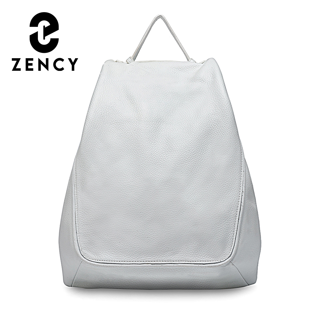 Zency Women 100% Genuine Leath - Travel Backpack Anti Theft recension och pris