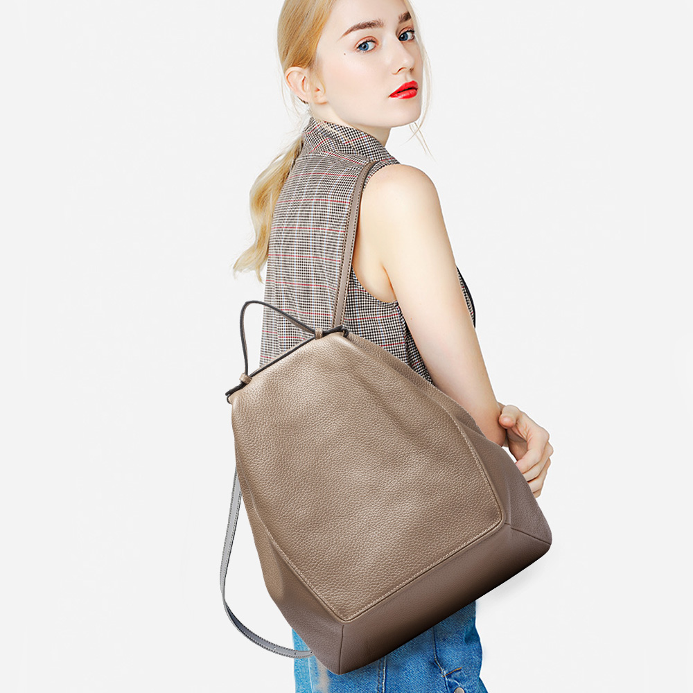 Zency Women 100% Genuine Leath - Travel Backpack Anti Theft recension och pris