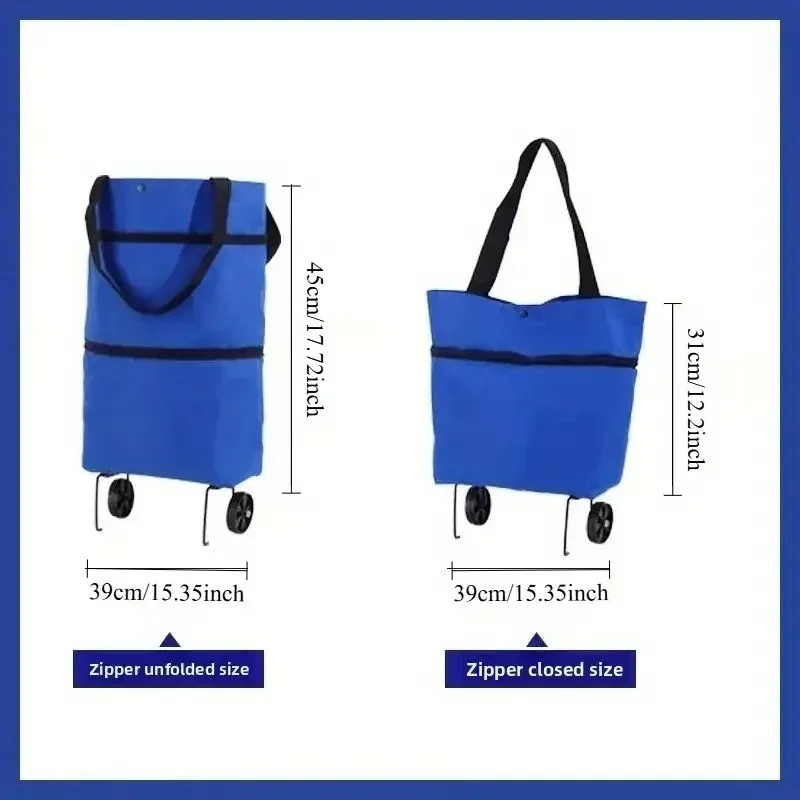 Foldable Portable Shopping Car - Foldable Backpack Small recension och pris