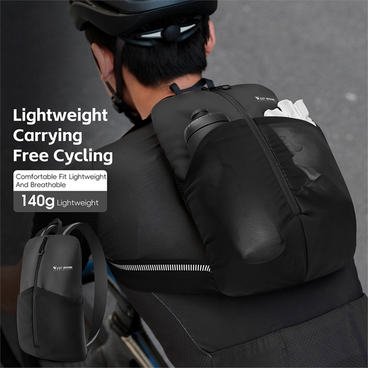 A61P  Cycling Backpack Large C - Hiking Backpack Waterproof recension och pris