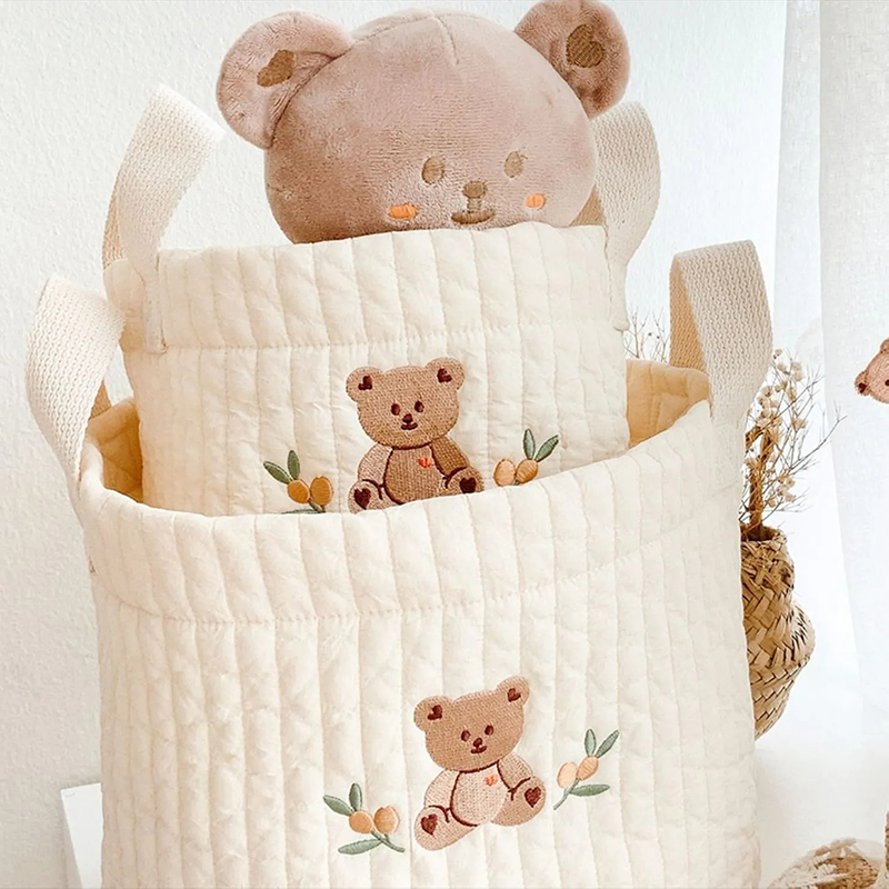 INS Baby Bags Cute Bear Embroi - Backpack Diaper Bag recension och pris