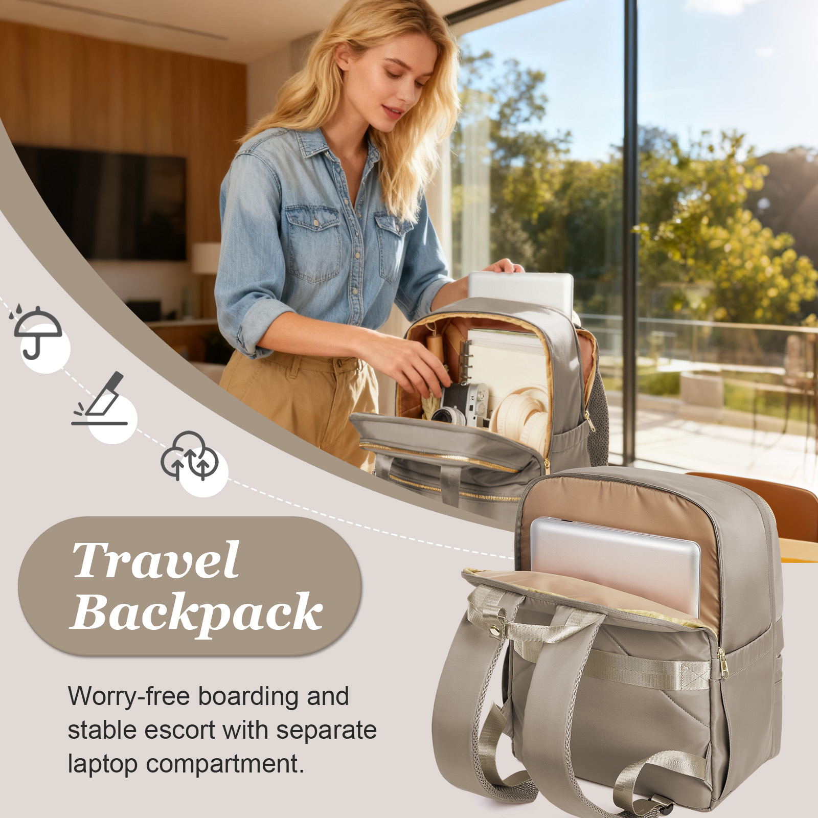 Ryanair 40x30x20 Travel Backpa - Fashion Backpack Women recension och pris