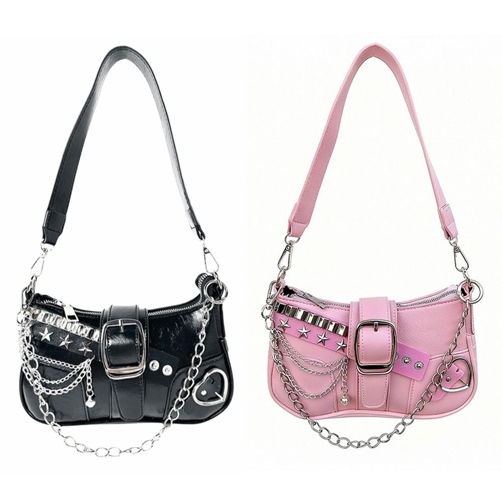 Vintage Y2K Shoulder Bag PU Le - Leather Backpack Vintage recension och pris