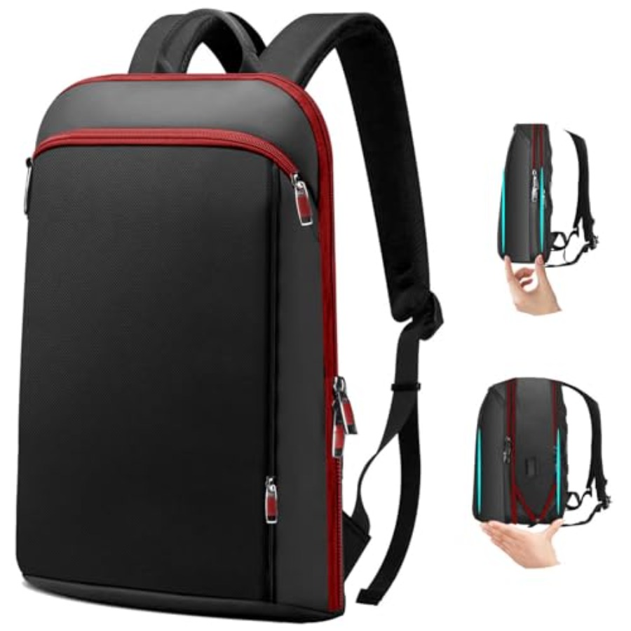Slim and Expandable 15 15.6 16 - Travel Backpack Anti Theft recension och pris