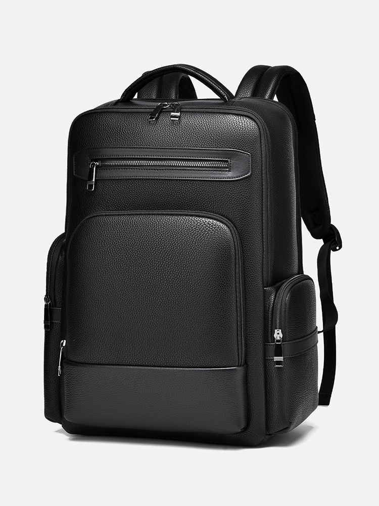 Men's Fashion Backpack PU Leat - Laptop Backpack 15.6 recension och pris