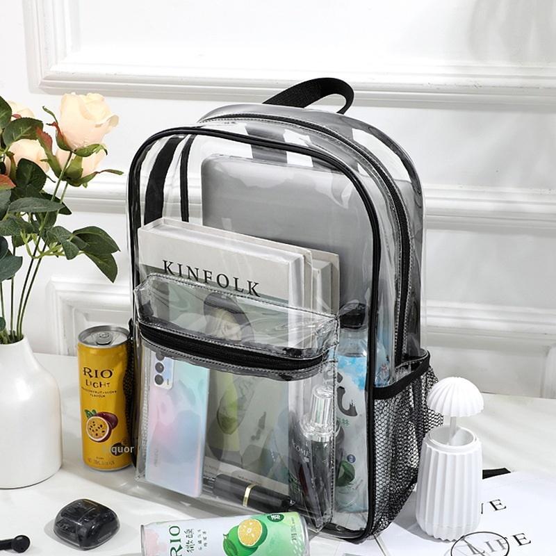 Hot Sale Transparent PVC Outdo - Canvas Backpack Casual recension och pris