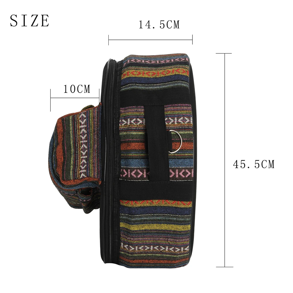 Snare Drum Gig Bag Ethnic Styl - Rucksack Military Style recension och pris