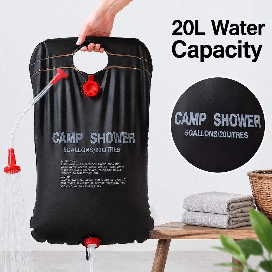 20L Solar Shower Water Bag for - Hydration Pack Outdoor recension och pris