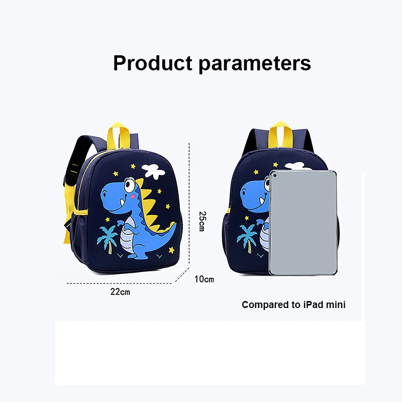 Cute Cartoon Dinosaur Baby Bac - School Backpack Teen recension och pris
