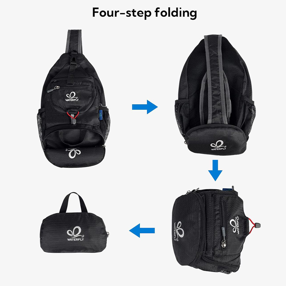 WATERFLY Chest Bag Shoulder Sm - Sling Backpack Shoulder recension och pris