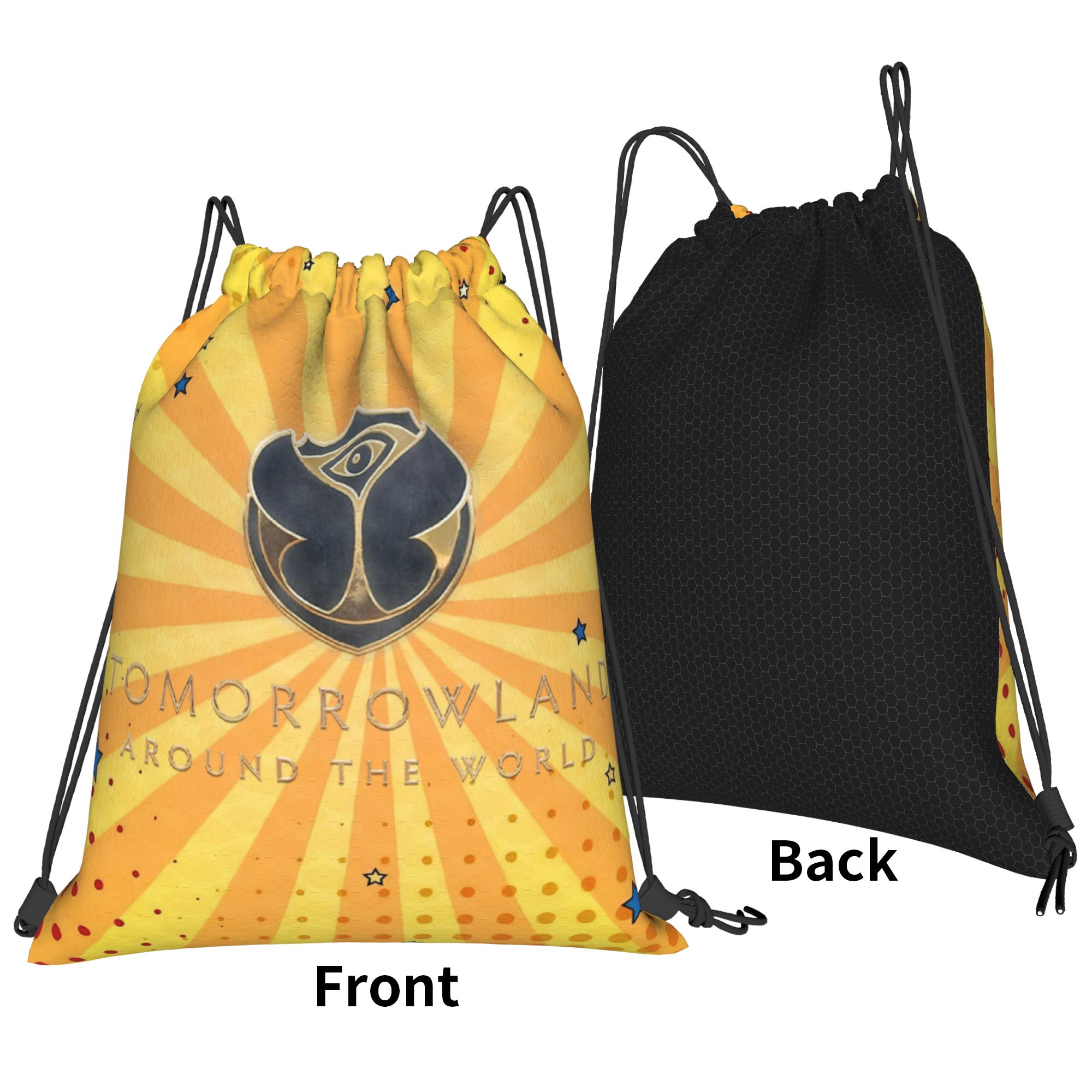 Tomorrowlands Festival Music D - Drawstring Gym Bag recension och pris